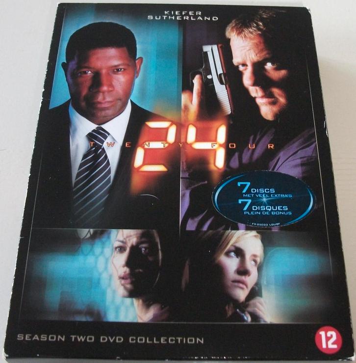 Dvd *** 24 *** Seizoen 2, Cd's en Dvd's, Dvd's | Tv en Series, Zo goed als nieuw, Thriller, Boxset, Vanaf 12 jaar, Ophalen of Verzenden