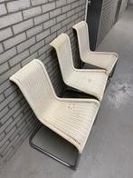Vintage Tecta Eetkamerstoelen - Set van 3, Gebruikt, Drie, Wit, Ophalen of Verzenden