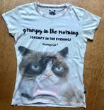 heerlijk t-shirt van Grumpy Cat mt.S (letters zachte opdruk), Ophalen of Verzenden