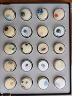 1 doos met deksel met 20 edelstenen / mineralen, Ophalen of Verzenden