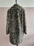 Carnavals bontjas Panterprint Groen, maat S Jas thema panter, Kleding | Dames, Carnaval, Ophalen of Verzenden, Kleding, Maat 36 (S)