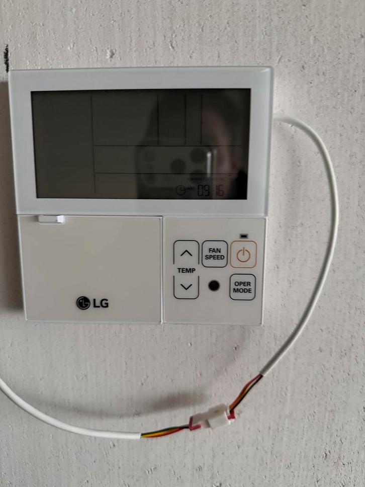 LG Plafond Airco - Zo Goed Als Nieuw!, Witgoed en Apparatuur, Airco's, Zo goed als nieuw, Plafondventilator, 100 m³ of groter