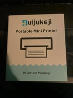 Draagbare Mini Printer - HUIJUKEJI, Computers en Software, Printers, Fotoprinter, Ophalen of Verzenden, Thermo-printer, Draadloos