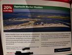 Vaartocht waardebon Marker Wadden 20% korting, Tickets en Kaartjes, Kortingen en Cadeaubonnen, Eén persoon, Kortingsbon