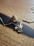 Lapponia zilveren ring Kauris + ketting Bambu Finland Design, Verstelbaar, Ophalen of Verzenden, Zo goed als nieuw, Zilver