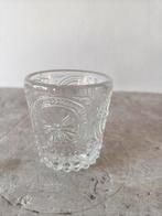 Waxinelicht glaasje voor waxinelichtje, Ophalen of Verzenden, Zo goed als nieuw, Overige materialen, Minder dan 25 cm