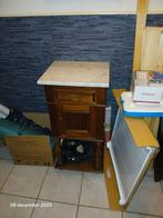 Antiek kastje kast met spiegel ideaal voor in de gang, Antiek en Kunst, Ophalen of Verzenden