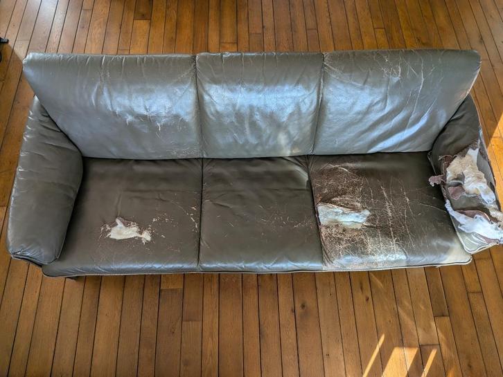 Leolux Bora Bora 3-zitsbank gratis afhaal, Huis en Inrichting, Banken | Bankstellen, Gebruikt, Rechte bank, Driepersoons, 150 tot 200 cm