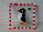 bord pinguin glas, Nieuw, Ophalen of Verzenden, Glas, Bord(en)