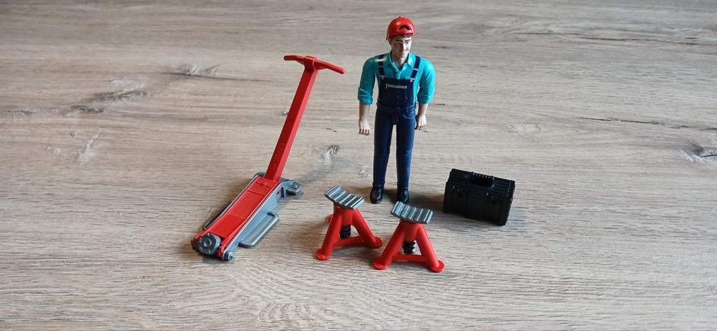 Bruder monteur met toebehoren, Ophalen of Verzenden, Zo goed als nieuw