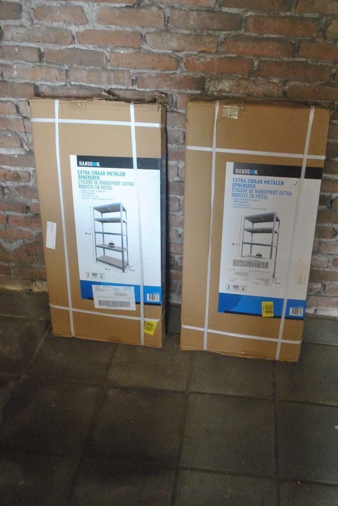 Stellingen, 2 stuks, nieuw in doos, Handson, Huis en Inrichting, Kasten | Stellingkasten, Nieuw, Ophalen