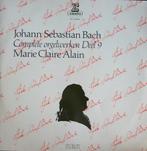 2 LPs..Bach - Marie-Claire Alain  --  Complete orgelwerken, Overige formaten, Overige typen, Ophalen of Verzenden, Zo goed als nieuw