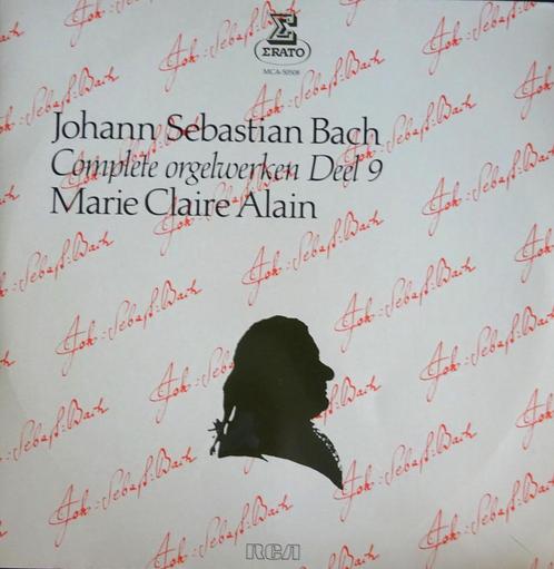 2 LPs..Bach - Marie-Claire Alain  --  Complete orgelwerken, Cd's en Dvd's, Vinyl | Klassiek, Zo goed als nieuw, Classicisme, Overige typen