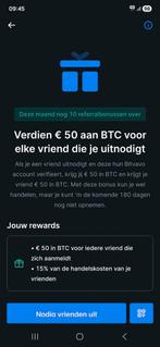 Gratis 50eu bitcoin, actie bitvavo, Eén persoon