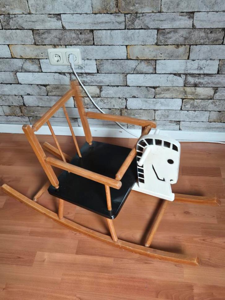 Vintage Houten Hobbelpaard, Kinderen en Baby's, Speelgoed | Hobbelfiguren, Ophalen