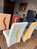 Gratis af te halen 4 eetkamerstoelen, Huis en Inrichting, Stoelen, Ophalen, Gebruikt