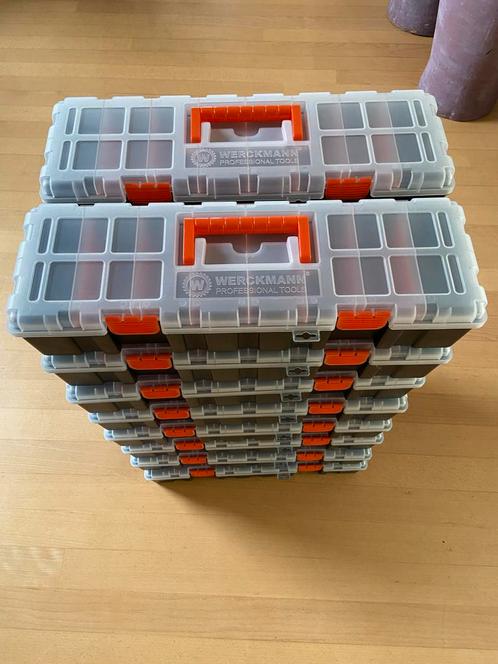 Werckmann Opbergkoffers - 16 Stuks, Doe-het-zelf en Verbouw, Gereedschapskisten, Zo goed als nieuw, Ophalen