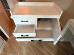 Witte commode met lades, Ophalen, Zo goed als nieuw