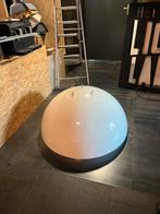 Hanglamp Grote halve bol lamp - hoogglans wit - 100cm, Ophalen, Zo goed als nieuw, Kunststof, 75 cm of meer