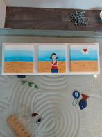 Strandtafereel Schilderij, Antiek en Kunst, Kunst | Schilderijen | Klassiek, Ophalen of Verzenden