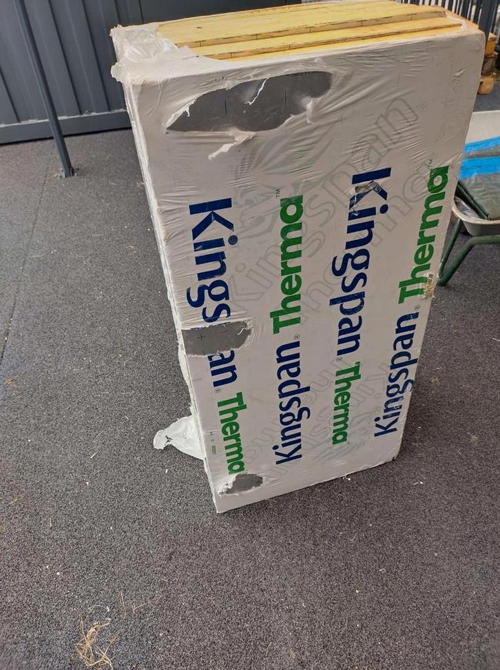 Kingspan pir 70mm (Plat)dak Isolatie -7,92m2 pak plus 5 los, Doe-het-zelf en Verbouw, Platen en Panelen, Nieuw, 50 tot 100 mm
