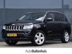 Jeep Compass 2.0 Limited |INCL. NW APK|STOELVERW.|LEDER|NAVI, 450 kg, Huisgarantie, Met garantie (alle), Zwart