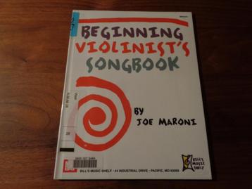Beginning violinist's songbook - Joe Maroni beschikbaar voor biedingen