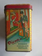 3 oude blikken Droste Cacao Brocante Vintage, Verzamelen, Blikken, Ophalen of Verzenden, Gebruikt, Overige, Droste