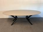 Ovale eettafel Fenix Beige Arizona 240x100, 100 tot 150 cm, 200 cm of meer, Ophalen of Verzenden, Zo goed als nieuw