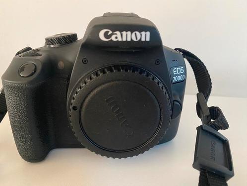 Spiegelreflexcamera Canon EOS 2000D incl toebehoren, Audio, Tv en Foto, Fotocamera's Digitaal, Zo goed als nieuw, Spiegelreflex