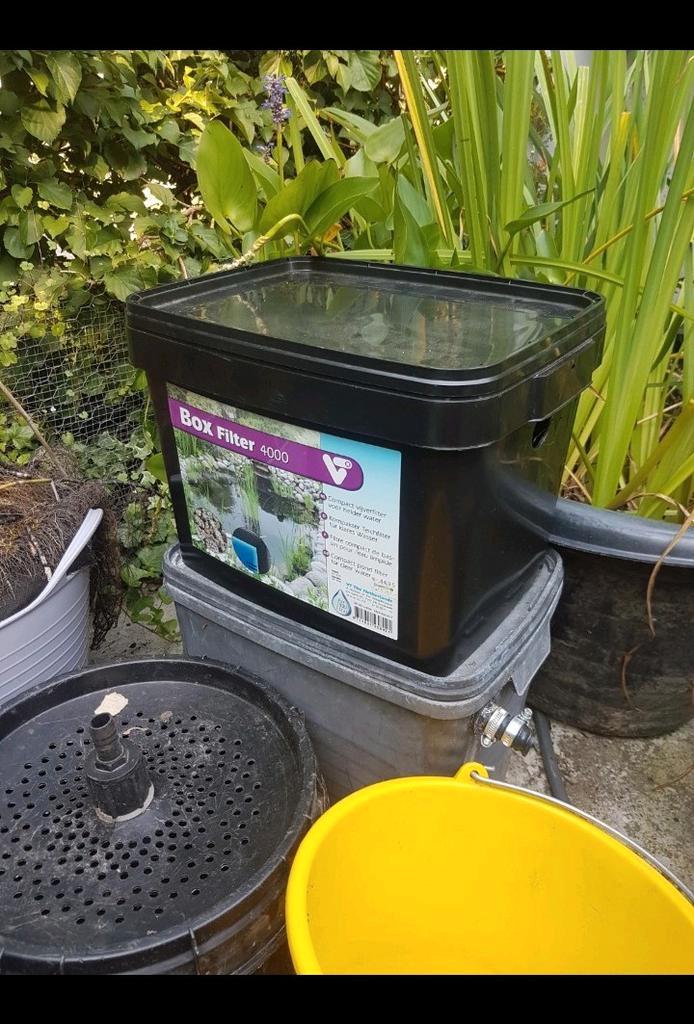2 x Filterbak om naar eigen wens in te vullen samen 20,- los, Tuin en Terras, Vijver-toebehoren, Zo goed als nieuw, Vijverfilter