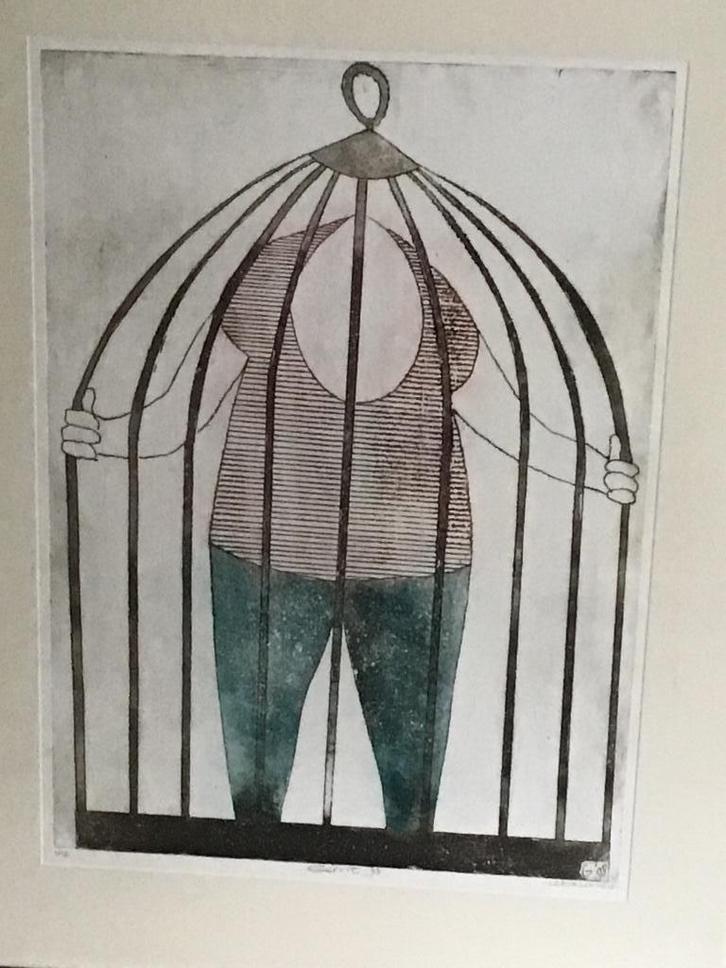 Mooie collectie etsen van Gerrit Alberts, Antiek en Kunst, Kunst | Etsen en Gravures, Ophalen of Verzenden