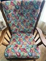 Vintage stoelen set van twee opnieuw bekleed, Ophalen, Hout, Twee, Overige kleuren