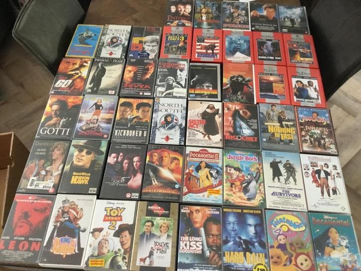 Diverse video’s doos 2, Cd's en Dvd's, VHS | Film, Gebruikt, Overige genres, Alle leeftijden, Ophalen of Verzenden