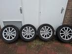 Vw,seat,audi,Skoda Set Velgen en banden 16 inch, Gebruikt, 16 inch, Banden en Velgen, All Season