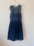Leuke cocktailjurk maat s, Blauw, Cocktailjurk, Ophalen of Verzenden, Zo goed als nieuw