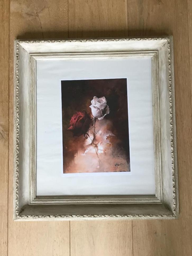 Schilderijlijst brocante, Huis en Inrichting, Woonaccessoires | Lijsten, Gebruikt, 50 tot 75 cm, Minder dan 50 cm, Hout, Ophalen of Verzenden