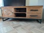 Teak houten tv meubel - goede staat, Gebruikt, 150 tot 200 cm, Minder dan 100 cm, Industrieel