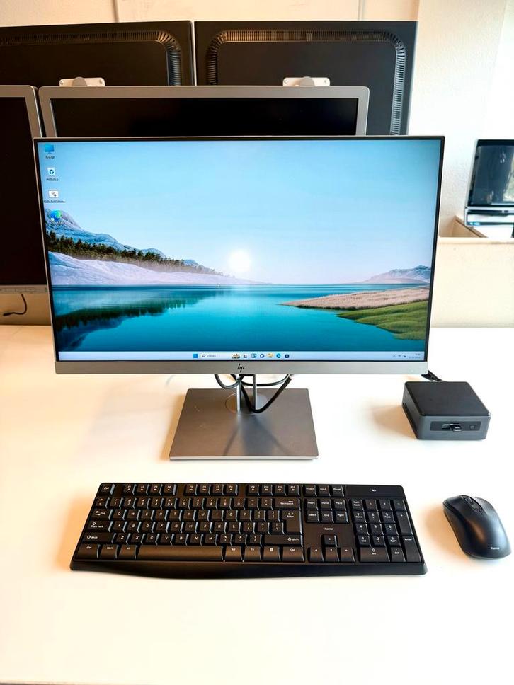Desktop PC HP & Intel NUC| Intel i3| 8GB|128GBSSD |Win11pro, Computers en Software, Desktop Pc's, Zo goed als nieuw, 2 tot 3 Ghz