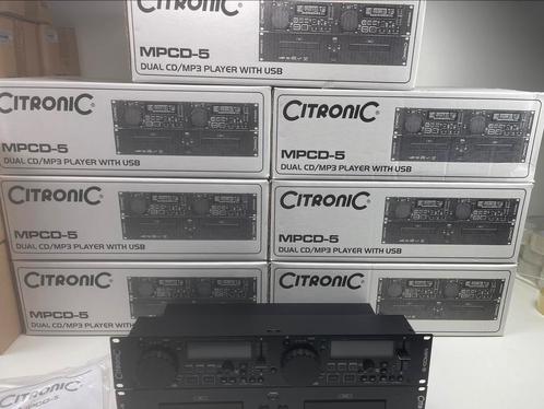 CITRONIC MPCD-5 USB 19Inch Cd&mp3 Normz €395,00 nu €200,00, Audio, Tv en Foto, Professionele Audio-, Tv- en Video-apparatuur, Nieuw
