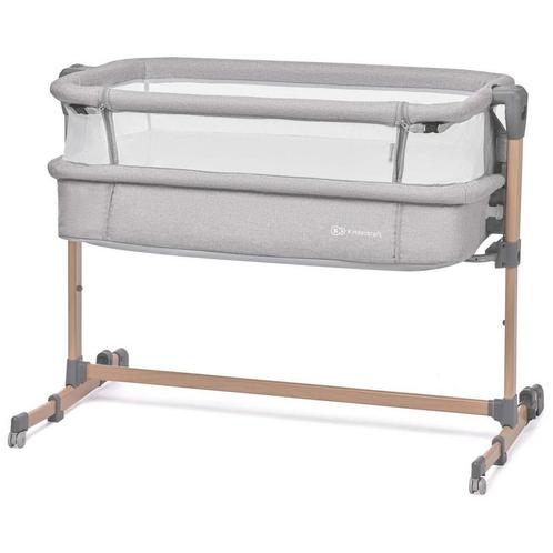Kinderkraft Neste Air Wood Co-sleeper (Grijs), Kinderen en Baby's, Babywiegjes en Ledikanten, Gebruikt, Ophalen
