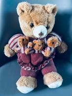 Mama Beer met Drie Kleine Beertjes 45 cm, Ophalen of Verzenden, Zo goed als nieuw, Beer