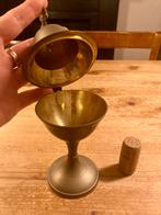 Messing Wierookpotje met Kruis, Antiek en Kunst, Antiek | Religie, Ophalen of Verzenden