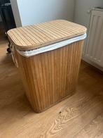 Mooie houten wasmand met deksel, Ophalen, Gebruikt, Bruin, Overige typen