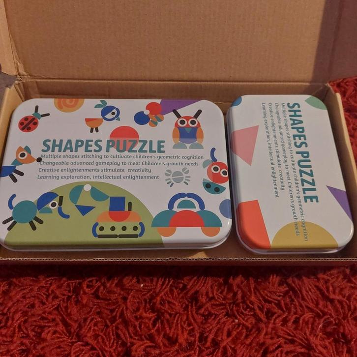 Shapes Puzzel - Zo Goed Als Nieuw!, Kinderen en Baby's, Speelgoed | Kinderpuzzels, Zo goed als nieuw, 6 jaar of ouder, Meer dan 50 stukjes