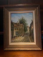 2 Berkhout schilderijen, Hollandsche stijl, 30x40 cm, Antiek en Kunst, Ophalen of Verzenden