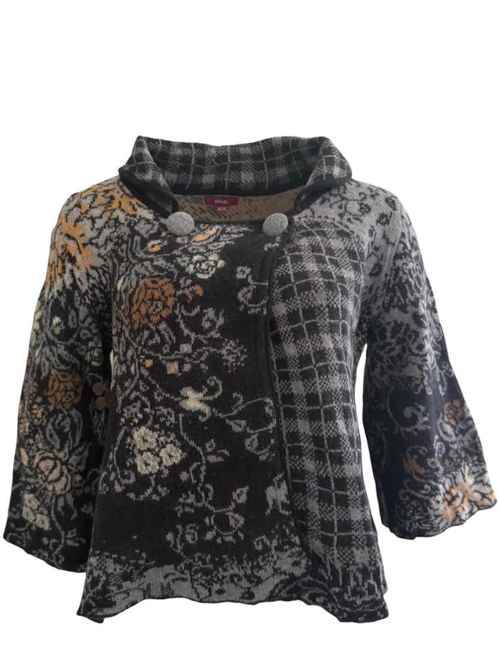 Ivko vest M, Kleding | Dames, Truien en Vesten, Zo goed als nieuw, Grijs, Ophalen of Verzenden