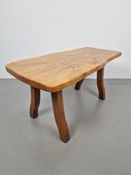 brutalist boomstam bank bijzettafel side table eiken 1960