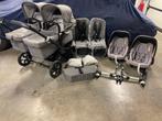 bugaboo donkey 3 duo/twin black/grey melange, Kinderen en Baby's, Kinderwagens en Combinaties, Ophalen, Bugaboo, Zo goed als nieuw
