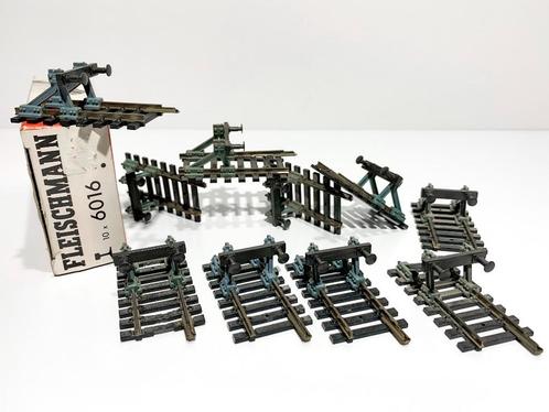 FLM: 6016 set van 10 stootblokken voor H0-spoor, Hobby en Vrije tijd, Modeltreinen | H0, Gebruikt, Rails, Gelijkstroom, Fleischmann